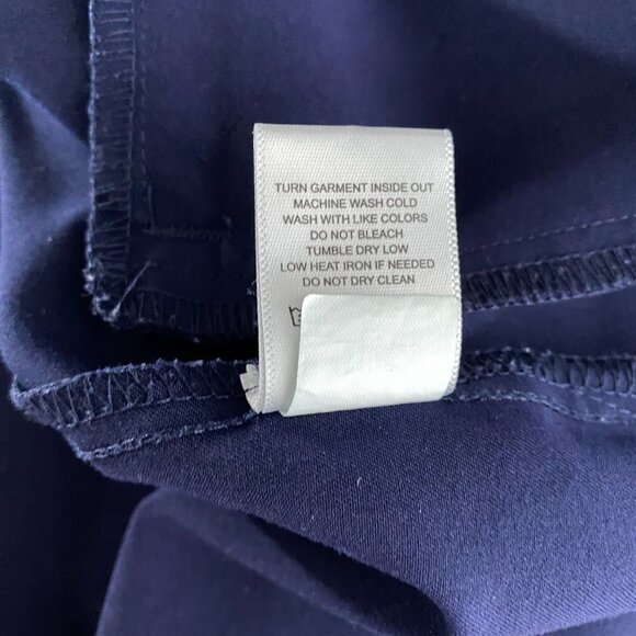 Figs Casma Three Pocket Scrub Top‎ Navy Blue Short Sleeve V-Neck Women's Small - Picture 9 of 10